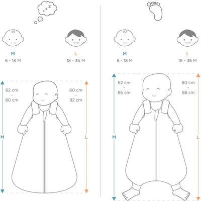 Ergobaby Baby Sleeping Bag 6-18 Month with Feet and Car Seat Belt Slot, On The Move - Daisies, 1.0 TOG