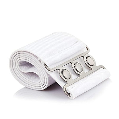 Trimming Shop Elastic Waist Belt Wide Elasticated Stretch Waistband Retro Cinch Belt with Clip-On Buckle for Women Dresses, Western Outfits, Gowns, 76mm Wide, Black, 25"-28"
