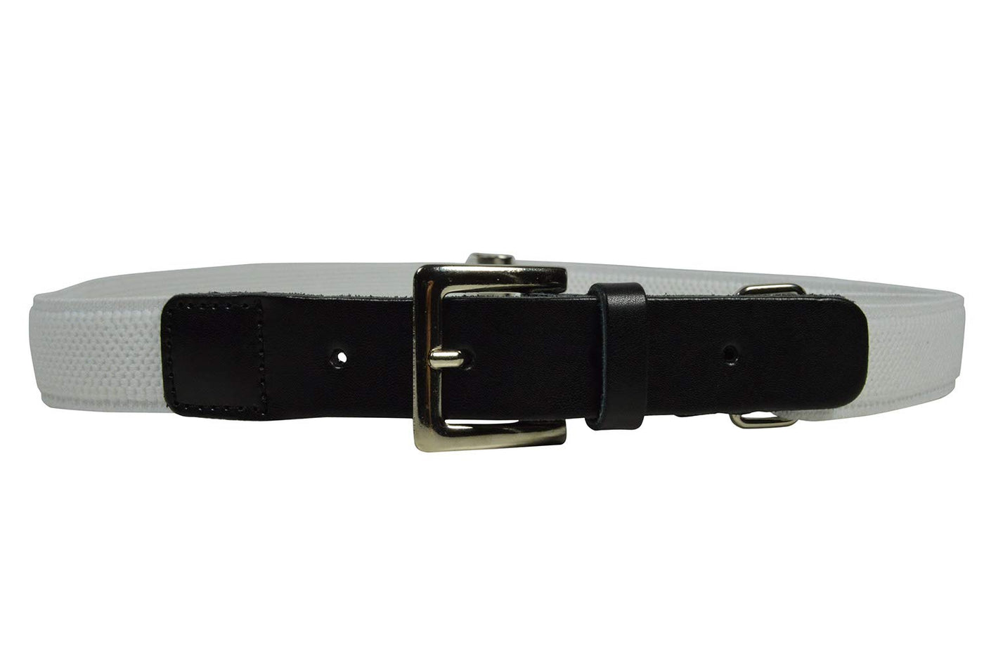 Olata Children’s Elasticated Belt with Buckle and Black Leather Fittings (1-15 Years)