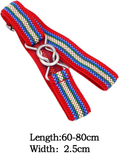 Kids Adjustable Elastic Belts For Toddler Stretch Waist Stripe Belts For Boys And Girls