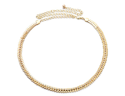 Trimming Shop Women Waist Belt Adjustable Metal Body Chain Stylish Clasp, Fashionable Accessory Ladies Waistband Casual and Formal Wear, Dress, Western Outfits