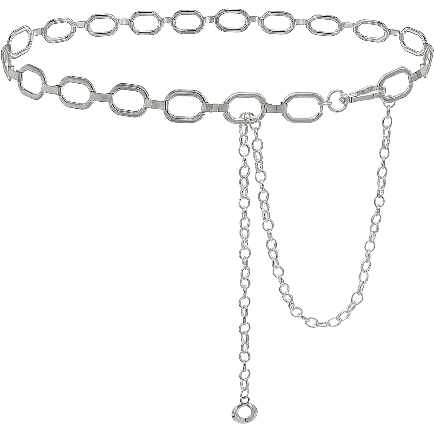 Women's Chain Belt Metal Waist Belt Chunky Belly Link Belt