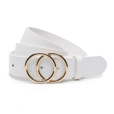 Earnda Women's Leather Belt Fashion Soft Faux Leather Waist Belts For Jeans Dress