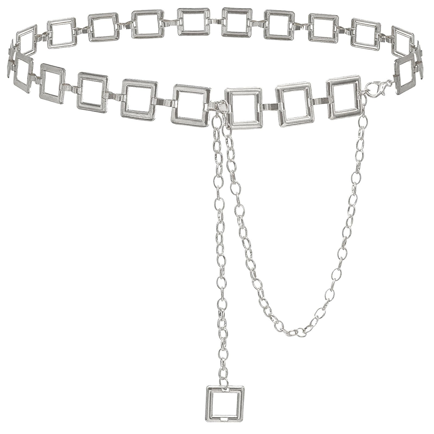 Women's Chain Belt Metal Waist Belt Chunky Belly Link Belt