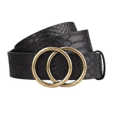 Earnda Women's Leather Belt Fashion Soft Faux Leather Waist Belts For Jeans Dress