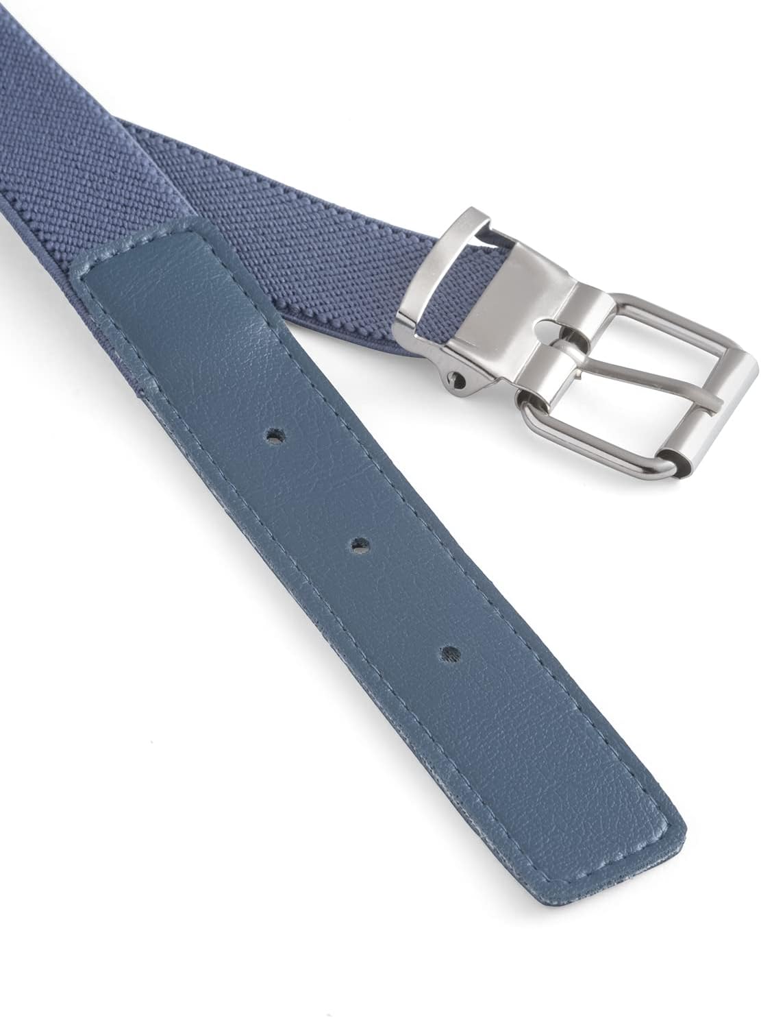 Olata Children’s Elasticated Belt with Silver Buckle (1-6 Years). Light Pink