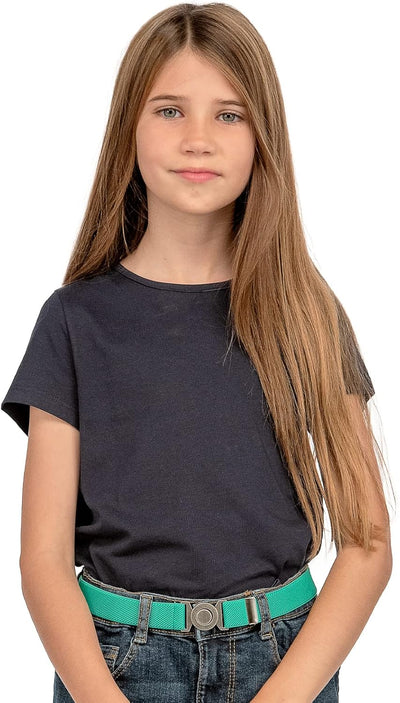 Olata Adjustable Children’s Belt with Round Clip Buckle (1-6 Years)