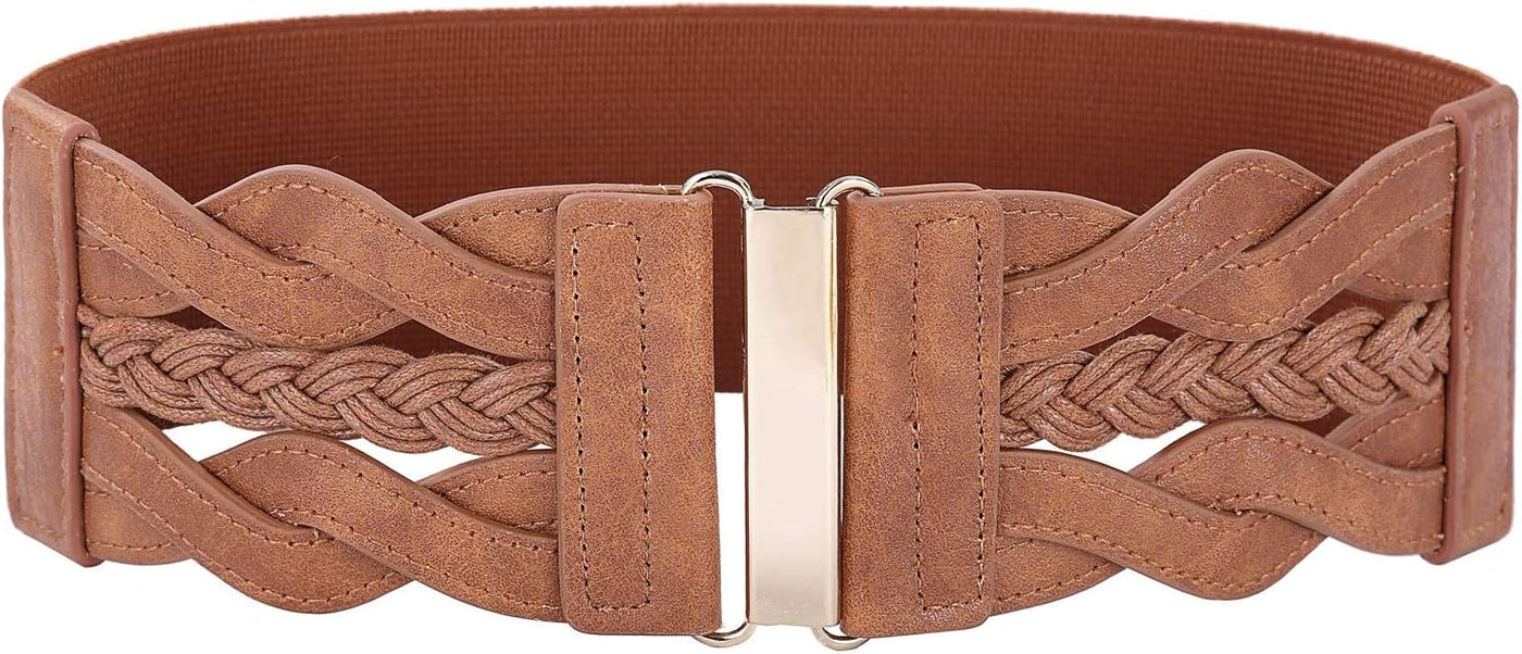 GRACE KARIN Women's Vintage Stretch Retro Wide Waist Elastic Belt