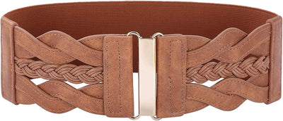 GRACE KARIN Women's Vintage Stretch Retro Wide Waist Elastic Belt