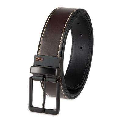 Levi's Men's Two-in-One Reversible Rotative Buckle Casual Everyday Jean Belt (Regular and Big & Tall Sizing)
