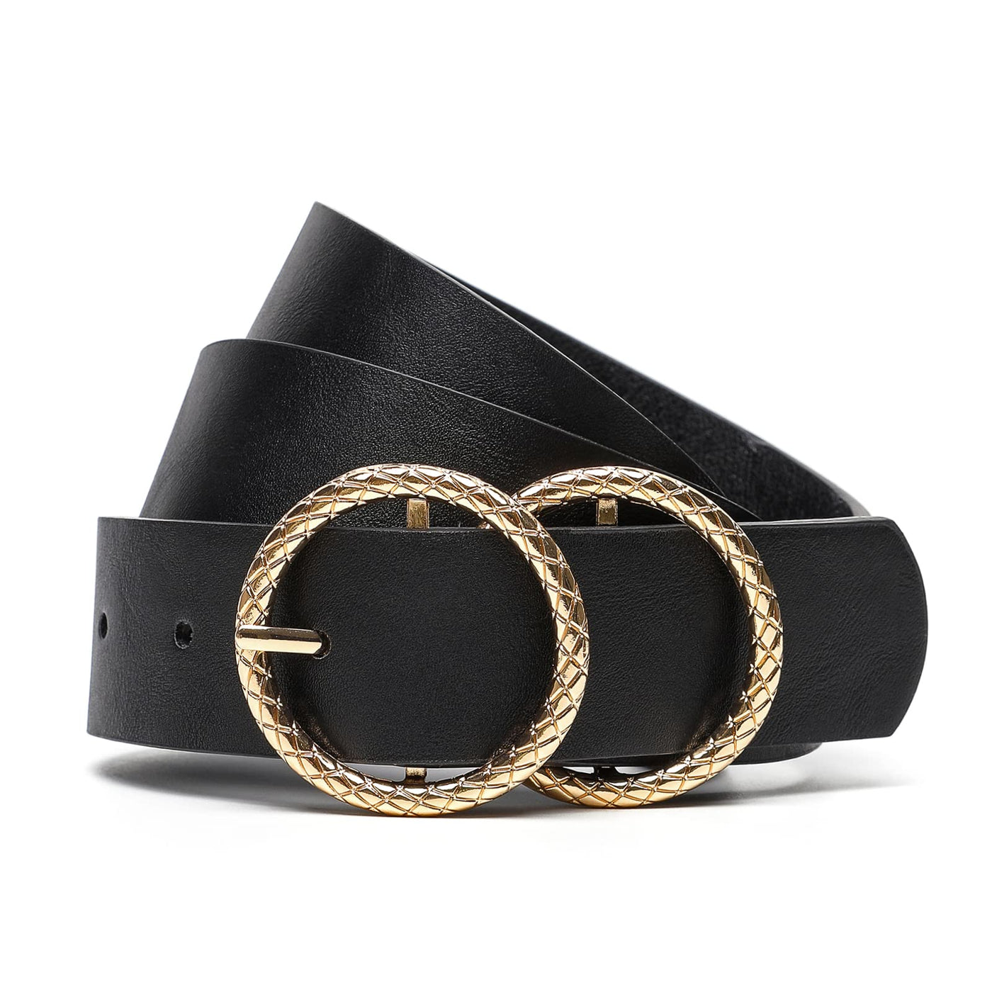 Earnda Women's Leather Belt Fashion Soft Faux Leather Waist Belts For Jeans Dress