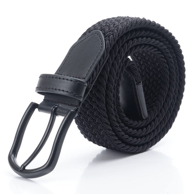 DWOY Elastic Braided Stretch Belt for Men - Versatile Woven Web Belt - Perfect Fit and Comfort