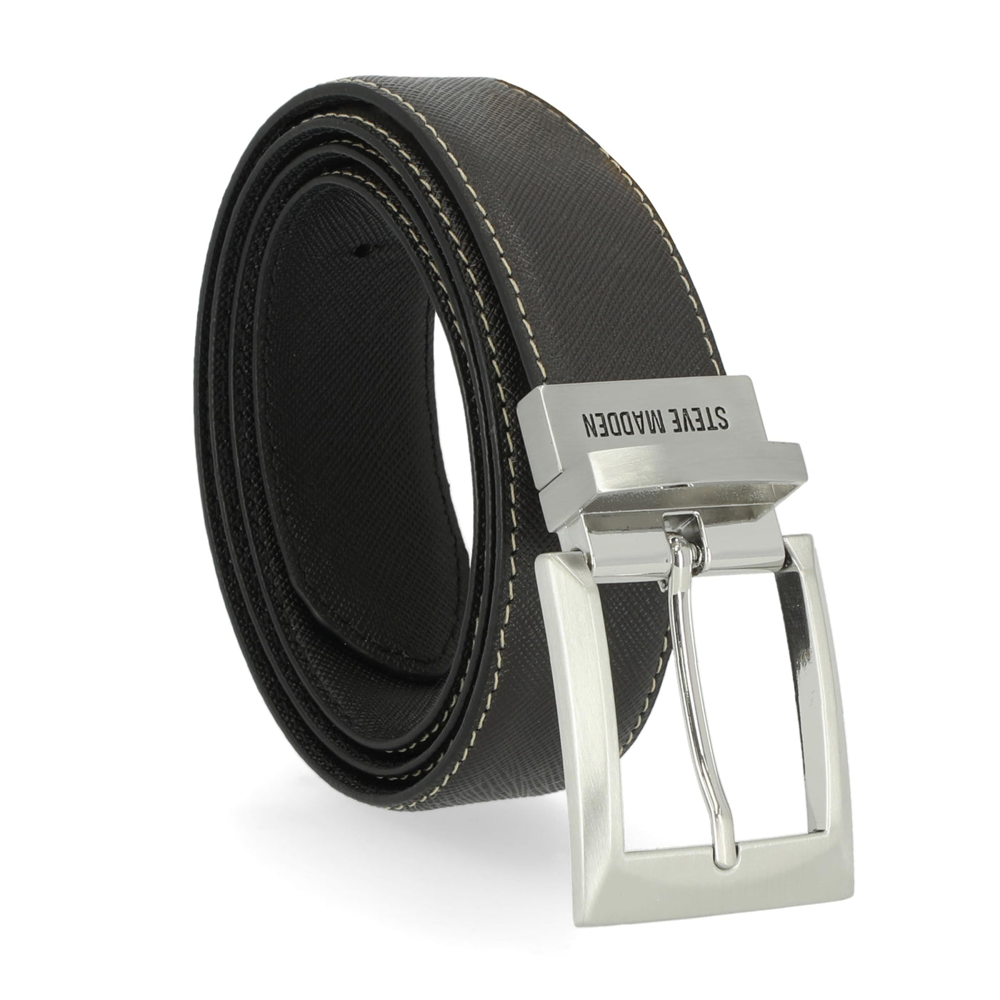 Steve Madden Men's Dress Casual Every Day Leather Belt