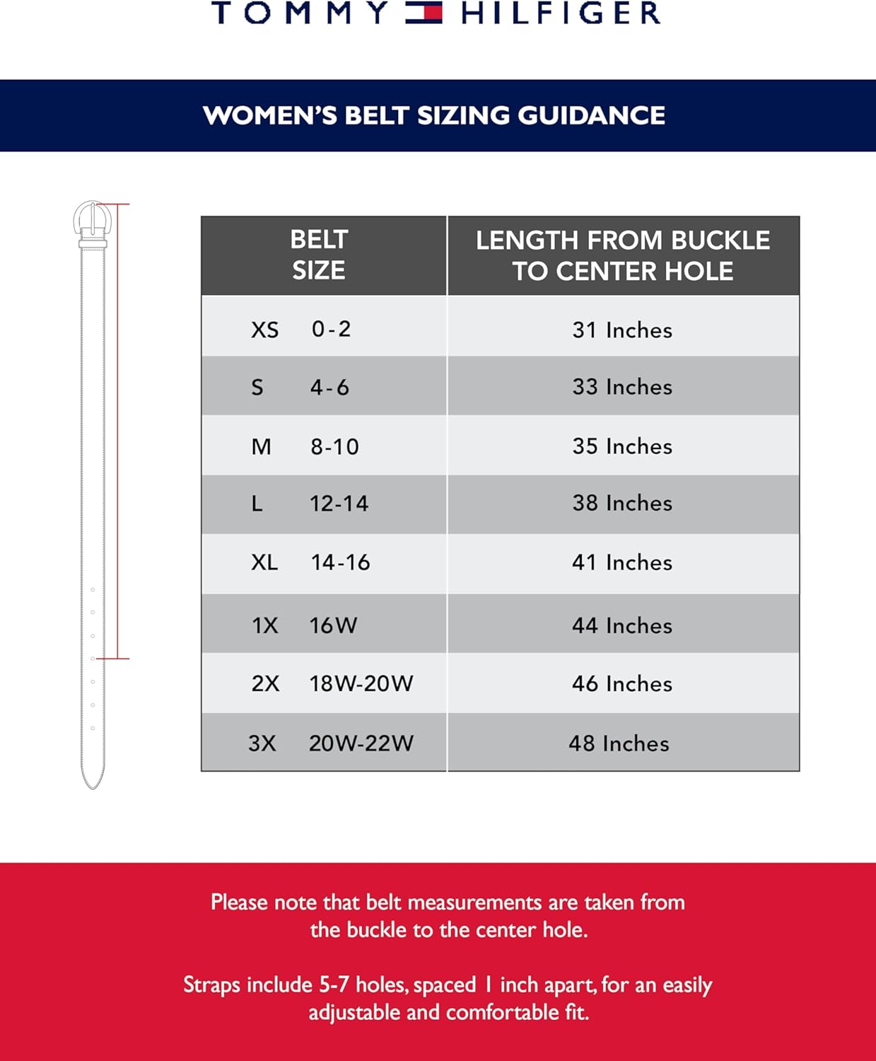 Tommy Hilfiger Women's Belt
