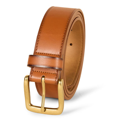 Amazon Essentials Men's Raw Edge Jeans Belt