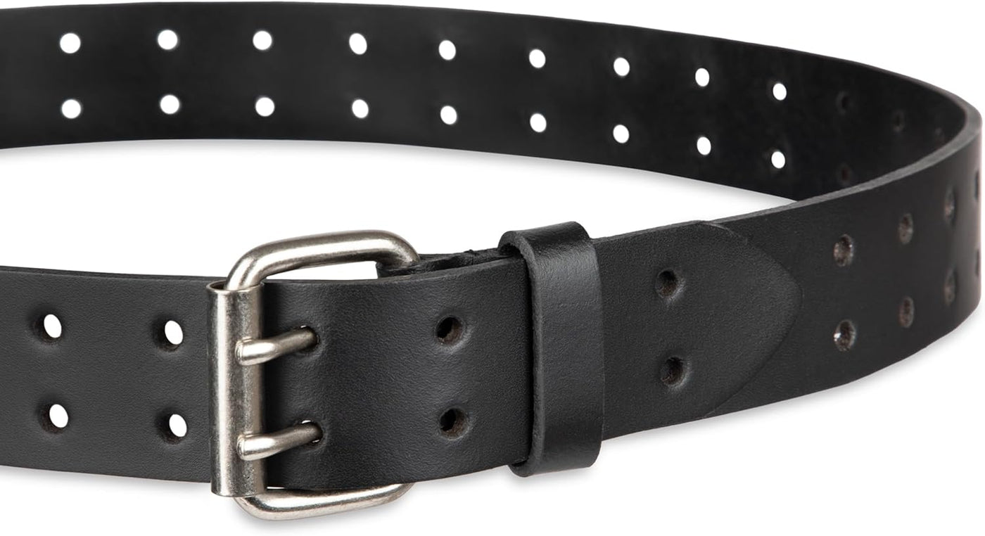 Dickies Men's Leather Double Prong Belt