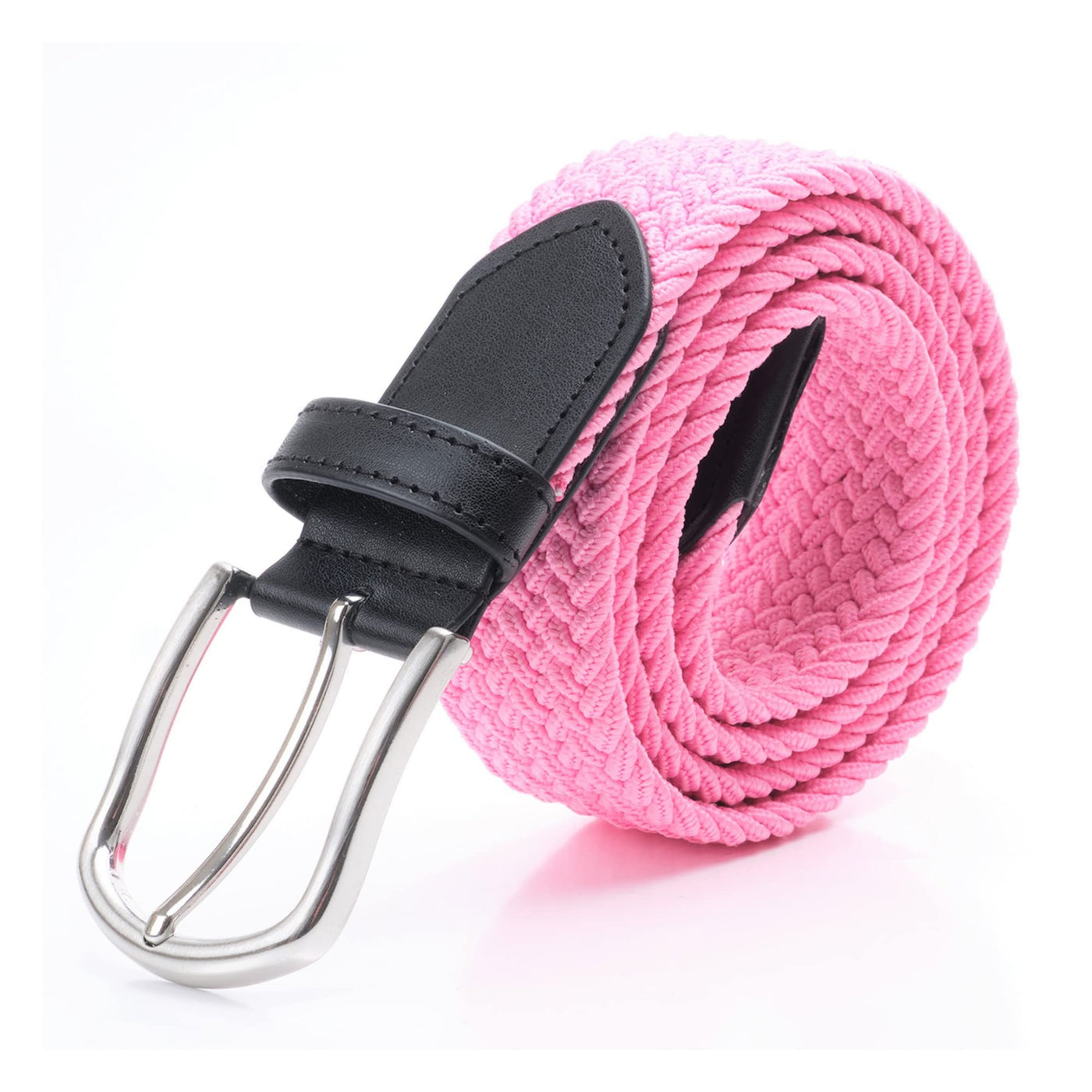 DWOY Elastic Braided Stretch Belt for Men - Versatile Woven Web Belt - Perfect Fit and Comfort