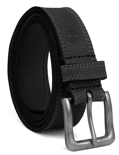 Timberland mens Classic Leather Jean Belt 1.4 Inches Wide