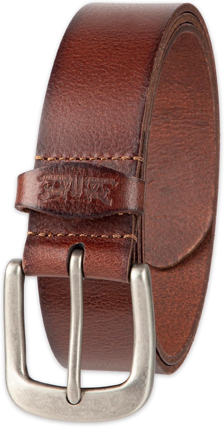 Levi’s Men’s Casual Everyday Leather Jean Belt