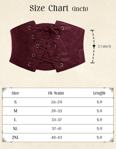 GRACE KARIN Women's Elastic Stretch Corset Waist Cincher Belt