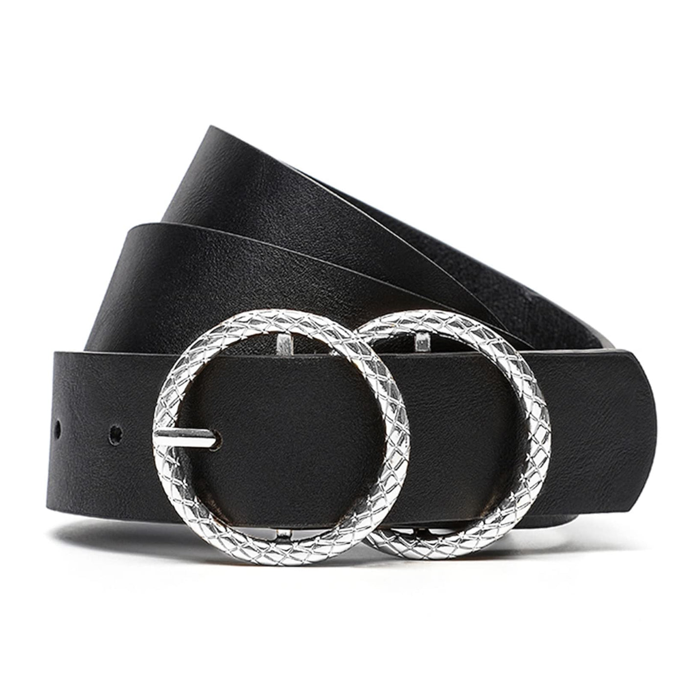 Earnda Women's Leather Belt Fashion Soft Faux Leather Waist Belts For Jeans Dress