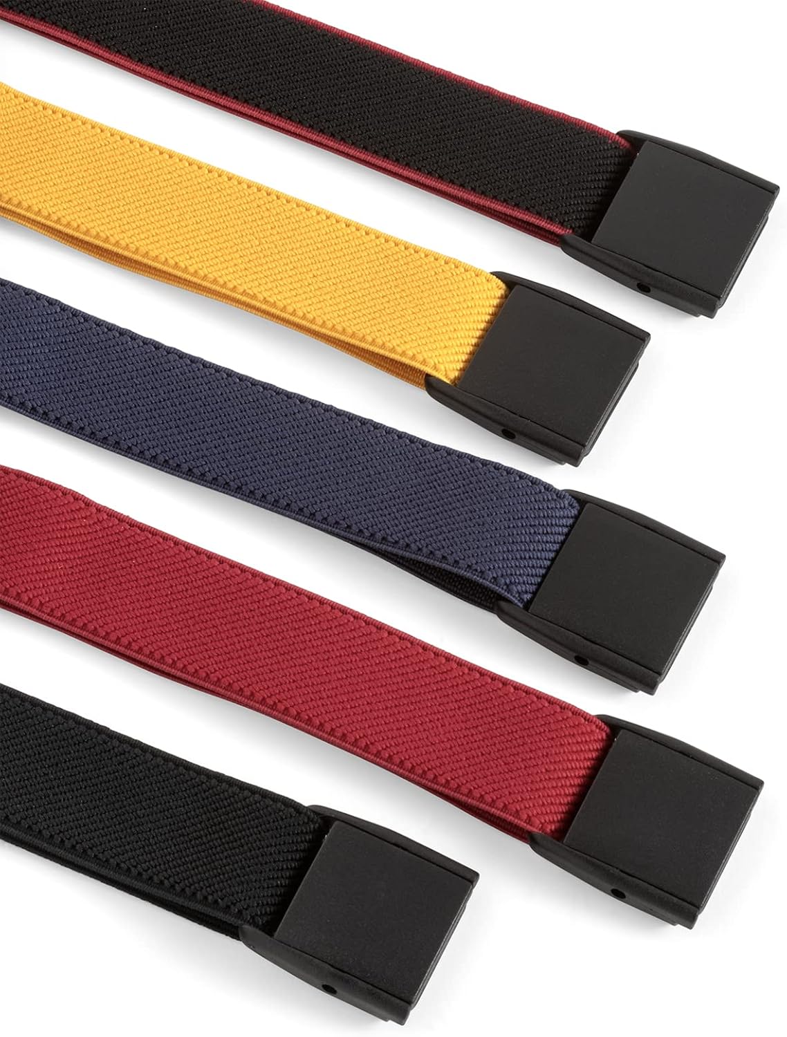 Olata Children’s Elasticated Belt with Plastic Clip Buckle (1-15 Years)
