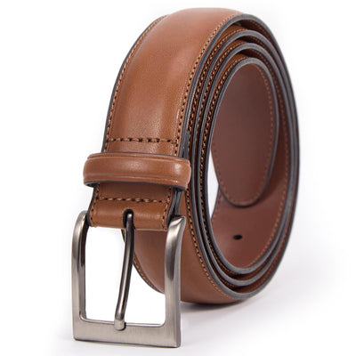 VATAN Men's Genuine Leather Dress Belts, Handmade Classic Every Day Leather Jeans Belt for Men Work Business Casual