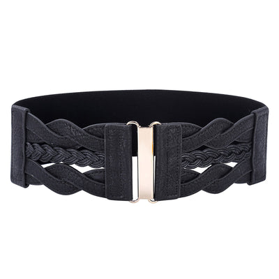 GRACE KARIN Women's Vintage Stretch Retro Wide Waist Elastic Belt