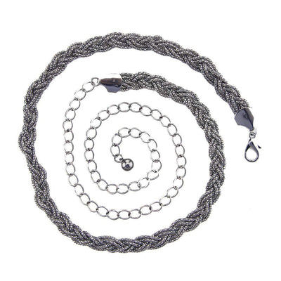 Trimming Shop Women Waist Belt Adjustable Metal Body Chain Stylish Clasp, Fashionable Accessory Ladies Waistband Casual and Formal Wear, Dress, Western Outfits