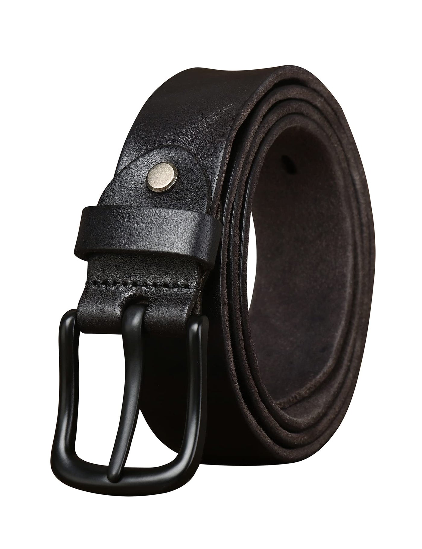 Thicken Full Grain Leather Mens Belt Heavy Duty Mens Work Belt Mens Belt High Hardness Buckle Packed In Gift Box