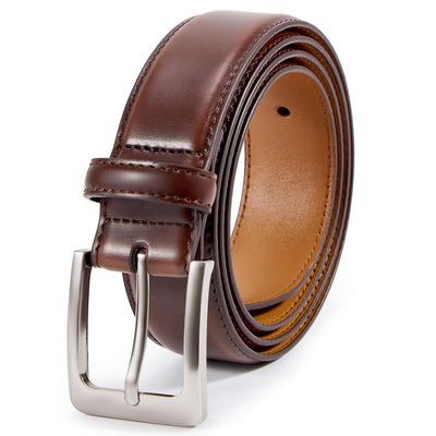 VATAN Men's Genuine Leather Dress Belts, Handmade Classic Every Day Leather Jeans Belt for Men Work Business Casual
