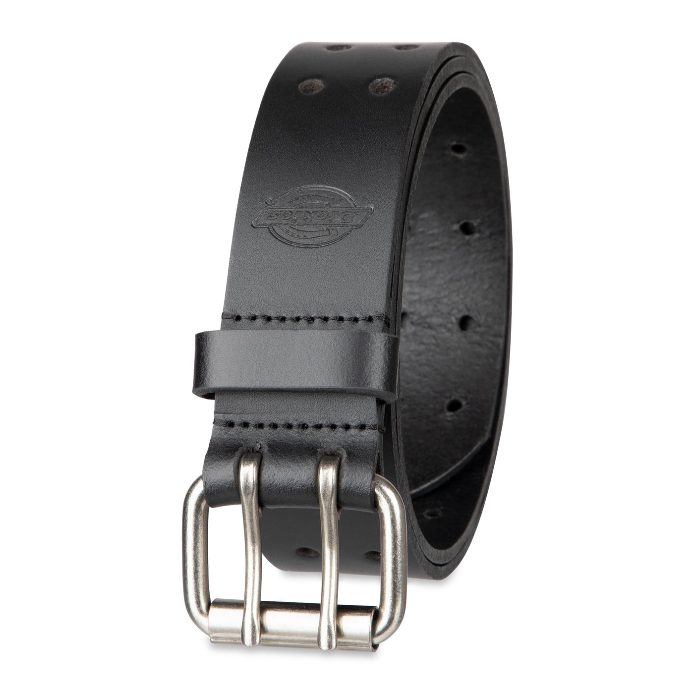 Dickies Men's Leather Double Prong Belt