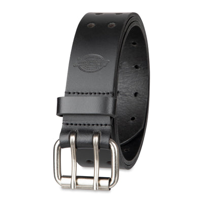 Dickies Men's Leather Double Prong Belt
