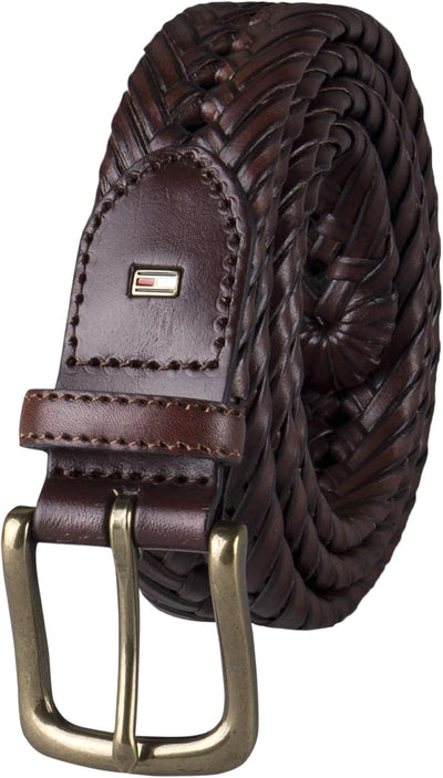 Tommy Hilfiger Men's Braided Everyday Casual Belt