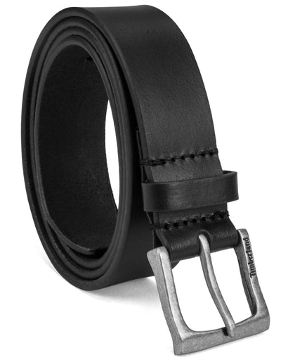 Timberland mens Classic Leather Jean Belt 1.4 Inches Wide