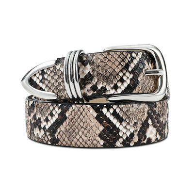 Women's Leather Belts with Gold Buckle Fashion Leather Waist Belt Elegant Ladies Belts for Jeans Dress & Casual Wear