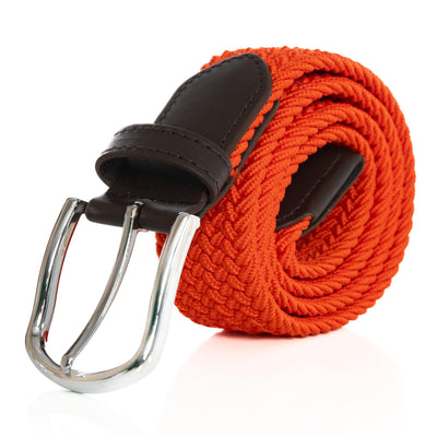 DWOY Elastic Braided Stretch Belt for Men - Versatile Woven Web Belt - Perfect Fit and Comfort