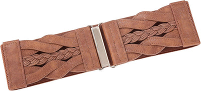 GRACE KARIN Women's Vintage Stretch Retro Wide Waist Elastic Belt