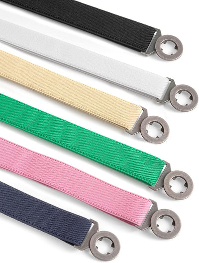 Olata Adjustable Children’s Belt with Round Clip Buckle (1-6 Years)
