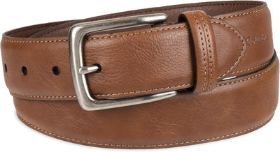 Columbia Men’s Trinity Logo Everyday Casual Dress Belt, Regular and Big and Tall Sizing