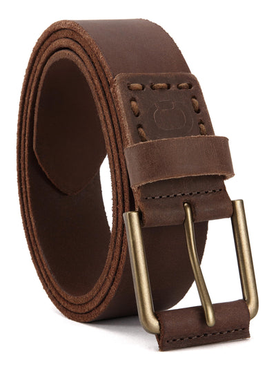 CHAOREN Leather Belt for Men, 38mm Mens Belts Casual, Everyday Full Grain Leather Belt for Jeans