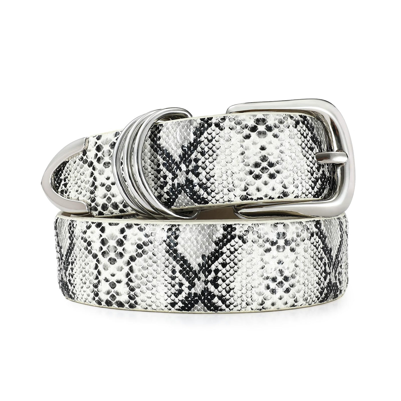 Women's Leather Belts with Gold Buckle Fashion Leather Waist Belt Elegant Ladies Belts for Jeans Dress & Casual Wear