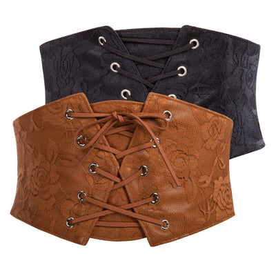 GRACE KARIN Women's Elastic Stretch Corset Waist Cincher Belt