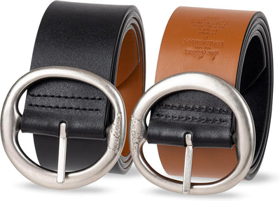 Sam Edelman Women's Two-in-one Reversible Center Bar Buckle Belt