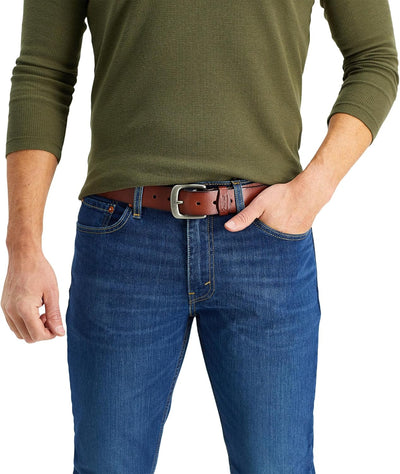 Levi’s Men’s Casual Everyday Leather Jean Belt